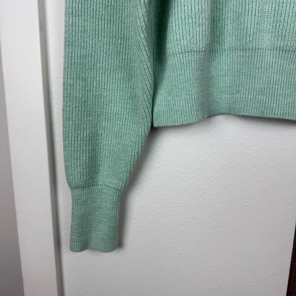 Free People Mint Too Good‎ Mock Neck Pullover Sweater Opaline - Picture 8 of 14
